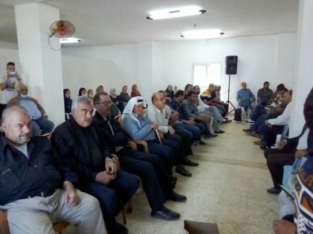 الخليل : القوى الوطنية تؤبن الراحل كطه نصار في ذكراه الأربعين